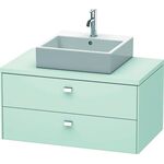 Duravit Konsolenunterschrank BRIOSO Griffe chr 442x920x550mm lichtblau matt