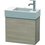 Duravit Waschtischunterbau L-CUBE 400x480x240mm Anschlag links pine silver