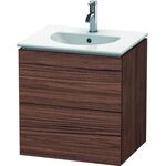 Duravit Waschtischunterbau L-CUBE 419x520x550mm nussbaum dunkel
