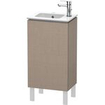 Duravit Waschtischunterbau L-CUBE 294x420x704mm Anschlag rechts leinen