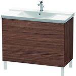 Duravit Waschtischunterbau L-CUBE 1020x481x709mm nussbaum dunkel