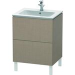 Duravit Waschtischunterbau L-CUBE 620x481x704mm leinen