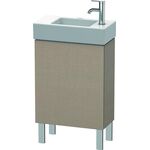 Duravit Waschtischunterbau L-CUBE 582x480x240mm, Anschlag links leinen