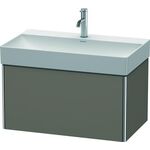 Duravit Waschtischunterbau XSQUARE 397x784x460mm flannel grey seidenmatt