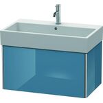 Duravit Waschtischunterbau XSQUARE 397x784x460mm stone blue hochglanz