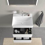 Duravit Waschtischunterbau XSQUARE 397x584x460mm weiß matt