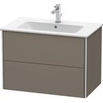 Duravit Waschtischunterbau XSQUARE 560x810x478mm flannel grey seidenmatt