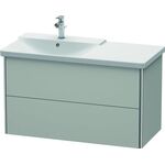 Duravit Waschtischunterbau XSQUARE Be links 565x1010x473mm betongrau matt