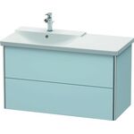 Duravit Waschtischunterbau XSQUARE Be li 565x1010x473mm lichtbl seidenmatt