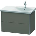 Duravit Waschtischunterbau XSQUARE Be re 565x810x473mm fla grey seidenmatt