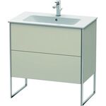 Duravit Waschtischunterbau XSQUARE 832x810x478mm taupe matt