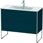 Duravit Waschtischunterbau XSQUARE 832x1010x478mm nachtblau seidenmatt