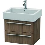 Duravit Waschtischunterbau X-LARGE 443x550x448mm nussbaum natur