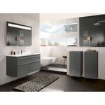V&B Waschtischunterschrank VENTICELLO 1153x590x502mm Griff white Glossy Grey