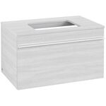 V&B Waschtischunterschrank VENTICELLO 757x436x502mm Griff white White Wood