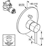 Kludi WF und Brause-Einhandmischer BOZZ UP chr