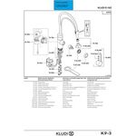 Kludi Spültisch-Einhandmischer E-GO DN 15 elektr 6 V Lithium Batterie chr