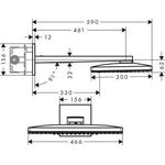 Kopfbr AXOR SHOWERSOLUTIONS 460/300 2jet chrom