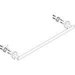 HG Badetuchhalter LOGIS UNIVERSAL 644mm, Wandmontage chrom