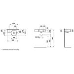 Laufen Handwaschbecken VAL 550x315mm o HL m ÜL LCC we m ÜL o HL