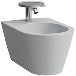 Laufen Wandbidet KARTELL 1 Hahnloch-Ausführung grau