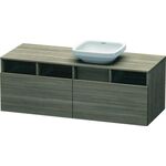 Duravit Waschtischunterbau DURASTYLE 550x1400x500mm Auss rechts pine terra