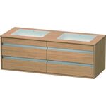 Duravit Waschtischunterbau KETHO 550x1400x496mm europäische eiche