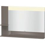 Duravit Spiegel VERO 142x1200x800mm Be flannel grey hochglanz