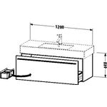 Duravit Waschtischunterbau X-LARGE 468x1200x448mm amerikanisch nussbaum