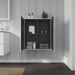 Duravit Halbhochschrank L-CUBE 700x243x800mm weiß matt