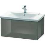 Duravit Waschtischunterbau L-CUBE 820x481x405mm flannel grey hochglanz