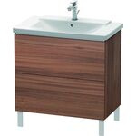 Duravit Waschtischunterbau L-CUBE 820x481x709mm nussbaum natur