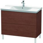 Duravit Waschtischunterbau L-CUBE 1020x481x709mm amerikanisch nussbaum