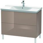 Duravit Waschtischunterbau L-CUBE 1020x481x709mm cappuccino hochglanz