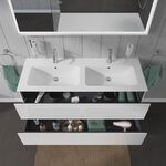 Duravit Waschtischunterbau L-CUBE 1290x481x555mm weiß hochglanz