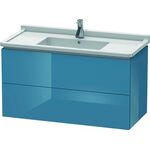 Duravit Waschtischunterbau L-CUBE 469x1020x558mm stone blue hochglanz