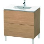 Duravit Waschtischunterbau L-CUBE 534x820x704mm europäische eiche