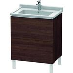 Duravit Waschtischunterbau L-CUBE 469x670x712mm kastanie dunkel