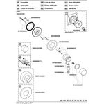 Keuco Absperrventil IXMO UP f 1 Verbr Rosette rund vc