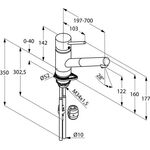Kludi Spültisch-Einhandmischer SCOPE DN 15 chr