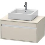 Duravit Waschtischunterbau KETHO 550x800x426mm taupe