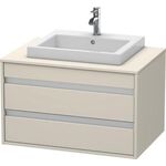 Duravit Waschtischunterbau KETHO 550x800x496mm taupe
