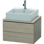 Duravit Konsolenunterschrank L-CUBE 400x620x477mm pine silver