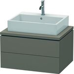 Duravit Konsolenunterschrank L-CUBE 400x720x547mm flannel grey seidenmatt
