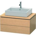 Duravit Konsolenunterschrank L-CUBE 400x820x547mm eiche gebürstet