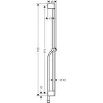 HG Brausestange UNICA PULSIFY 900mm chrom