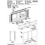 Keuco Spiegelschrank ROYAL LUMOS DALI 1400x735x165mm