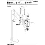 Keuco Desinfektionsmittelspender PLAN sw-gr
