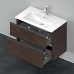 Duravit Waschtischunterbau D-NEO 1 Ausz. 1 Schubk 625x810x462mm Kast. dkl