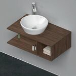 Duravit Waschtischunterbau Compact D-NEO 1 f rechts 260x800x480mm nussbaum dunke